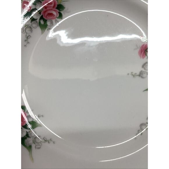 Royal Albert Lily Of The Valley Teacup Saucer & Dessert Plate Bone China England - Picture 11 of 14